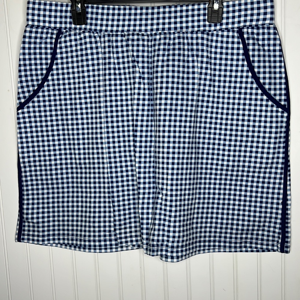 Blue Checkered Skort Size Extra Large